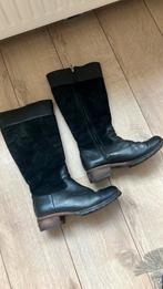 UGG Australia zwarte lederen met wol gevoerde Laarzen mt 39, Ophalen of Verzenden, Zo goed als nieuw, Zwart, Hoge laarzen