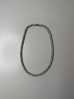 3mm Tennis Chain in Witgoud - 45 cm, Verzenden, Zo goed als nieuw, Zilver