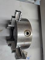 Klauwplaat zelf centrerende vierklauw type Bizon, Doe-het-zelf en Verbouw, Draaibanken, Ophalen, Gebruikt, Metaaldraaibank, Bizon vierklauw gebruikt