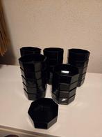 25x Luminarc Arcoroc Octime schaal zwart, Huis en Inrichting, Keuken | Servies, Ophalen of Verzenden, Glas, Schaal of Schalen