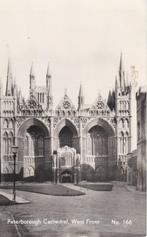 Peterborough Engeland (ca jaren 50)Cathedral West, 1940 tot 1960, Ongelopen, Engeland, Verzenden