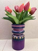 Flora Holland Lila Retro Vaasje, Gebruikt, Overige kleuren, Aardewerk of Porselein, Ophalen of Verzenden