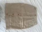 Anna linnen kokerrok maat 42, Beige, Maat 42/44 (L), Ophalen of Verzenden, Zo goed als nieuw