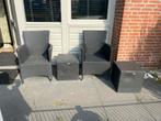 Wicker Tuinset - 2 Stoelen & 2 Tafels, Gebruikt, Wicker, Stoel, Tuinset