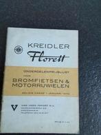 Kreidler , onderdelenprijslijst vanaf 1970, Fietsen en Brommers, Ophalen of Verzenden, Zo goed als nieuw