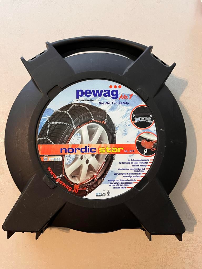 Zo goed als nieuwe sneeuwkettingen - 1x gebruikt, Ophalen, Zo goed als nieuw