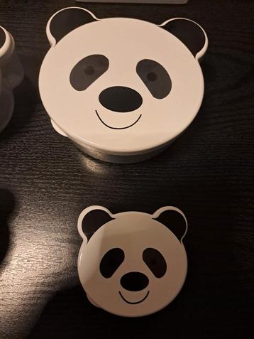 Panda Bewaarbakjes - Set van 4 beschikbaar voor biedingen