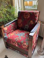 Prachtige vintage Art Deco fauteuil., Huis en Inrichting, Fauteuils, Ophalen, 75 tot 100 cm, Zo goed als nieuw, Stof