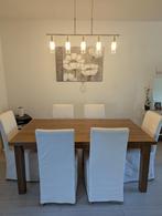 Ikea eetkamer set tafel en 6 stoelen (henriksdal), Huis en Inrichting, Ophalen, Gebruikt, 50 tot 100 cm, Vijf personen of meer