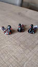 Antieke Murano glas geblazen eendjes puntgaaf, Antiek en Kunst, Ophalen of Verzenden