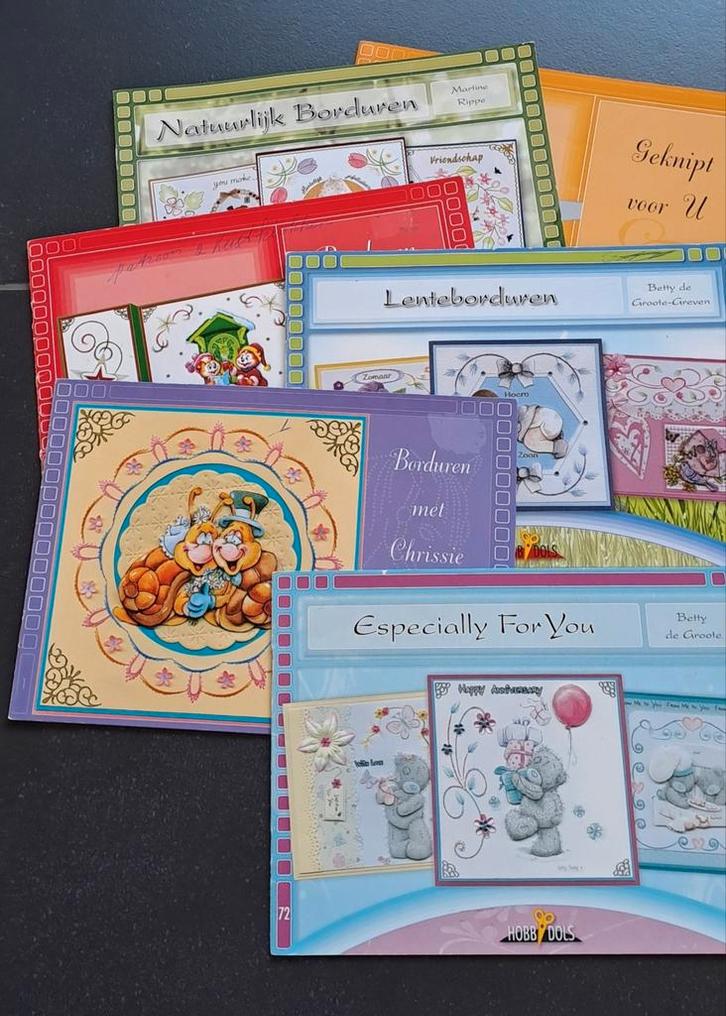 6 hobbydols boekjes, Hobby en Vrije tijd, Kaarten | Zelf maken, Gebruikt, Overige typen, Overige thema's, Ophalen of Verzenden