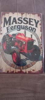 Blikken Bord Massey Ferguson 20x30 cm, Verzamelen, Merken en Reclamevoorwerpen, Ophalen of Verzenden, Zo goed als nieuw