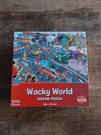 Leuke Wacky World Jigsaw Puzzel ! Car Race /1000 Stukjes !, Ophalen of Verzenden, 500 t/m 1500 stukjes, Legpuzzel, Zo goed als nieuw