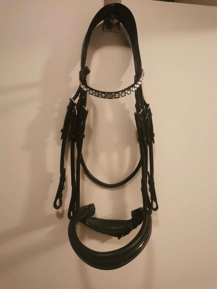 Equibling Cennin stang en trens hoofdstel maat full, Dieren en Toebehoren, Paarden en Pony's | Hoofdstellen en Tuigage, Gebruikt