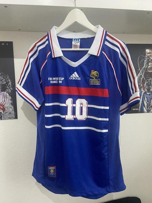 #RS004 Retro shirt Zidane (Frankrijk) te koop! Maat M, Sport en Fitness, Voetbal, Nieuw, Shirt, Maat M, Verzenden