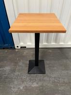 2 x sta tafel met houten blad!, Huis en Inrichting, Tafels | Statafels, Ophalen of Verzenden, Zo goed als nieuw