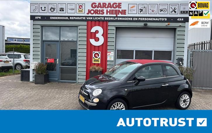 Fiat 500 C 1.2 500 C 6 maand Garantie all in prijs, Auto's, Fiat, Te koop, 500C, ABS, Airbags, Airconditioning, Centrale vergrendeling