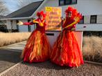 Twee kostuums in vuur en vlam, Kleding | Dames, Carnavalskleding en Feestkleding, Overige thema's, Maat 38/40 (M), Ophalen of Verzenden