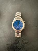 Fossil heren horloge, Leer, Staal, Fossil, Ophalen of Verzenden