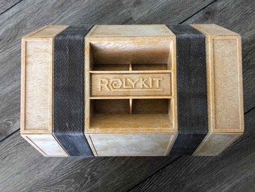 Vintage ROLYKIT opberg box uit 1973, Antiek en Kunst, Curiosa en Brocante, Ophalen of Verzenden
