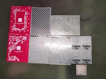 10 Embossing Folders  beschikbaar voor biedingen