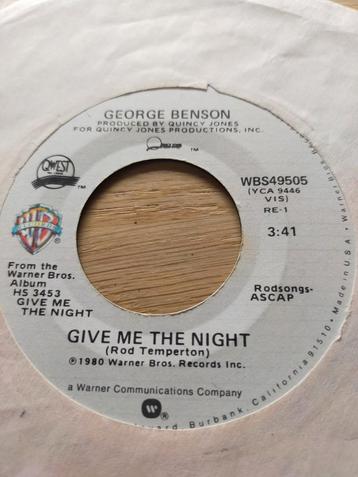 George Benson , give me the night  beschikbaar voor biedingen