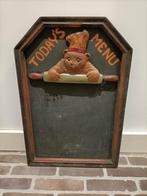 Vintage schrijf of menu bord. Krijtbord., Ophalen, Gebruikt
