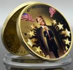 goudkleurige munt Donald Trump 47ste president, Postzegels en Munten, Verzenden, Buitenland, Munten