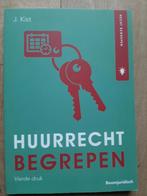 Studieboek Huurrecht begrepen (4e druk), Boeken, Studieboeken en Cursussen, Ophalen of Verzenden, Zo goed als nieuw, HBO