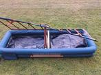 Camp bed storage (veldbed opblaasbaar, Caravans en Kamperen, Luchtbedden, Verzenden, Ingebouwde pomp, Zo goed als nieuw, 1-persoons