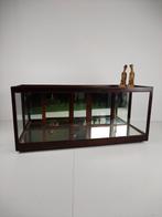 Antieke Engelse Winkeltoonbank met Spiegel – Circa 1920, Antiek en Kunst, Antiek | Meubels | Kasten, Ophalen