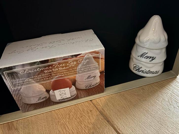 Rivièra Maison Kerst Eierdopjes met Zoutvaatje - Nieuw, Huis en Inrichting, Keuken | Keukenbenodigdheden, Nieuw, Ophalen of Verzenden