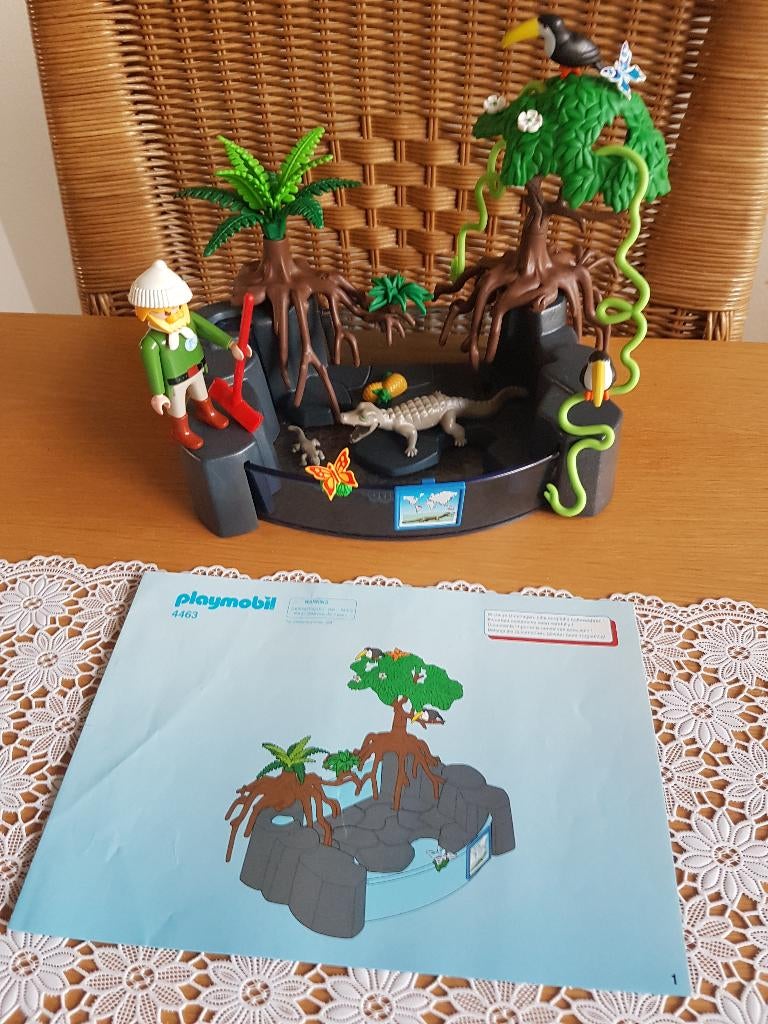 Playmobil 4463 aligator bassin, Kinderen en Baby's, Speelgoed | Playmobil, Ophalen of Verzenden, Gebruikt