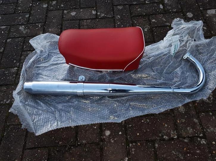 Puch motor en Zundapp Zadel en uitlaat, Fietsen en Brommers, Brommers | Toebehoren, Nieuw, Overige typen, Ophalen