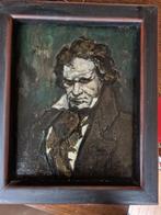 Olieverf op paneel - Portret, 37x57 cm, Antiek en Kunst, Kunst | Schilderijen | Klassiek, Ophalen of Verzenden