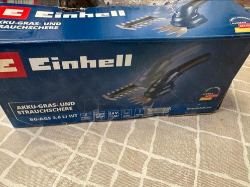 Nieuwe Einhell Accu Gras en Struikschaar2 messen | IN DOOS, Tuin en Terras, Heggenscharen, Nieuw, Accu, Ophalen