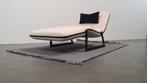 Busnelli Italy Tarcisio Colzani leer design chaise loungue, Ophalen, Metaal, Minder dan 75 cm, Busnelli