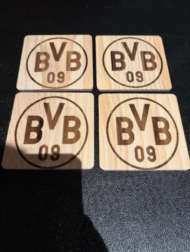 Dortmund onderzetters, Verzamelen, Sportartikelen en Voetbal, Overige typen, Buitenlandse clubs, Ophalen of Verzenden