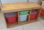 Mooie houten Trofast lage kast met bakken en deksels (C), Kinderen en Baby's, Kinderkamer | Commodes en Kasten, Zo goed als nieuw