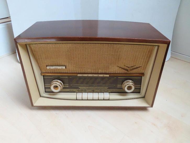 Erres KY595 buizenradio, Antiek en Kunst, Antiek | Tv's en Audio, Ophalen