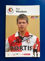 Feyenoord spelerskaart Vincken met handtekening, Ophalen of Verzenden, Zo goed als nieuw, Feyenoord, Spelerskaart