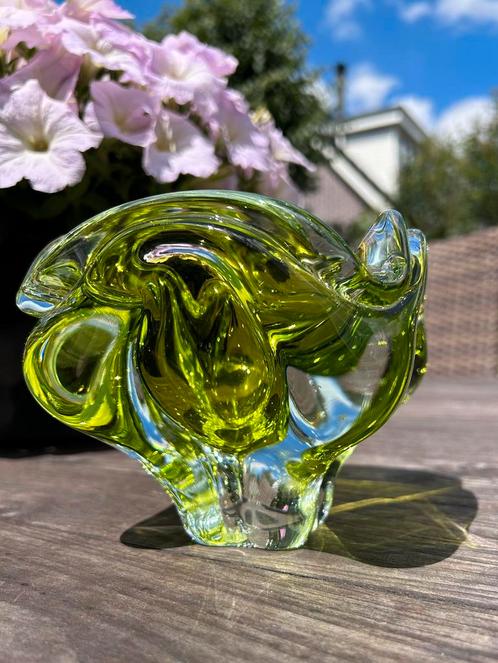 Glasdesign - Asbak , Josef Hospodska - Tsjechië, Antiek en Kunst, Antiek | Glas en Kristal, Ophalen