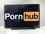Pornhub metalen reclamebord (Old look), Verzamelen, Merken en Reclamevoorwerpen, Reclamebord, Nieuw, Ophalen of Verzenden, Pand50