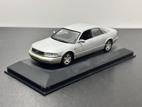 Modelauto AUDI Audi A8 D2 Silver 1/43, Hobby en Vrije tijd, Modelauto's | 1:43, Zo goed als nieuw, Auto, MiniChamps, Ophalen of Verzenden