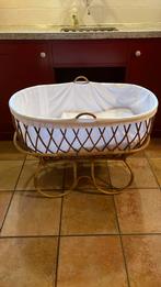 Vintage rotan wieg baby, Kinderen en Baby's, Babywiegjes en Ledikanten, Ophalen, Gebruikt, Wieg