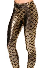 Zeemeermin legging goud S M L kleine mermaid Ariel 36 38 40, Nieuw, Maat 36/38 (S), Ophalen of Verzenden, Legging