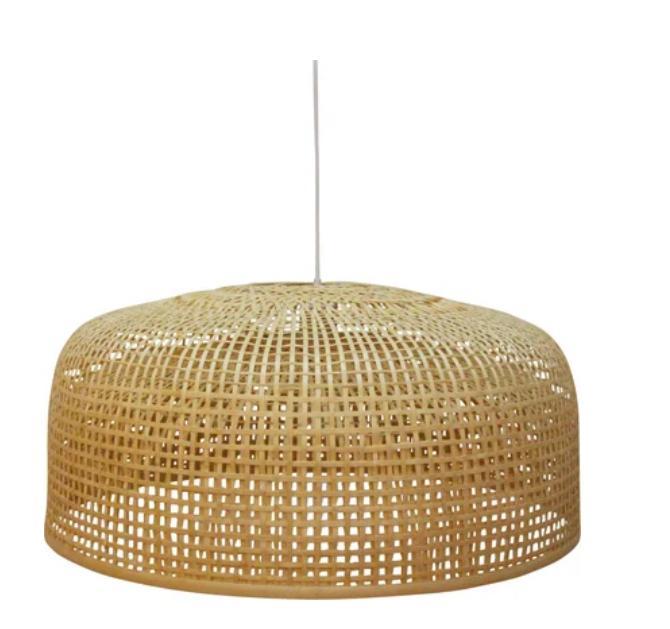 Hanglamp Bamboe van BePureHome - Ø65cm, Huis en Inrichting, Lampen | Hanglampen, Zo goed als nieuw, Minder dan 50 cm, Hout, Ophalen