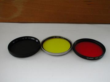 B+W 52mm ND 4x , B+W 52mm geel , Izumar 52mm rood filters beschikbaar voor biedingen