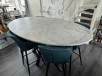 Prachtige marmer hoge nieuwe eettafel - Onbeschadigd!, Ophalen, Zo goed als nieuw
