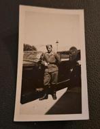 Foto100%wo2 duitse lw soldaat schuitje voertuig, Verzamelen, Ophalen of Verzenden, Landmacht, Duitsland
